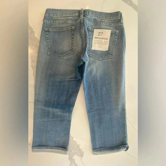 JCrew Matchstick Stretch Capris Cotton/Spandex Women’s Size: 27 Light Wash NWT - Picture 4 of 8